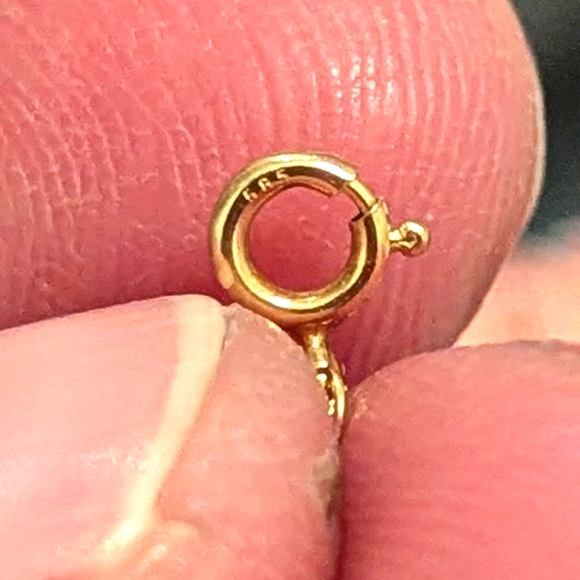 Vintage 14kt "Akoya" 10 cultured pearl 585 Marked Gold 14kt Necklace - Picture 3 of 10